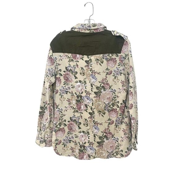 NWOT- English Rose Floral Studded Jacket Size Medium - Picture 5 of 11